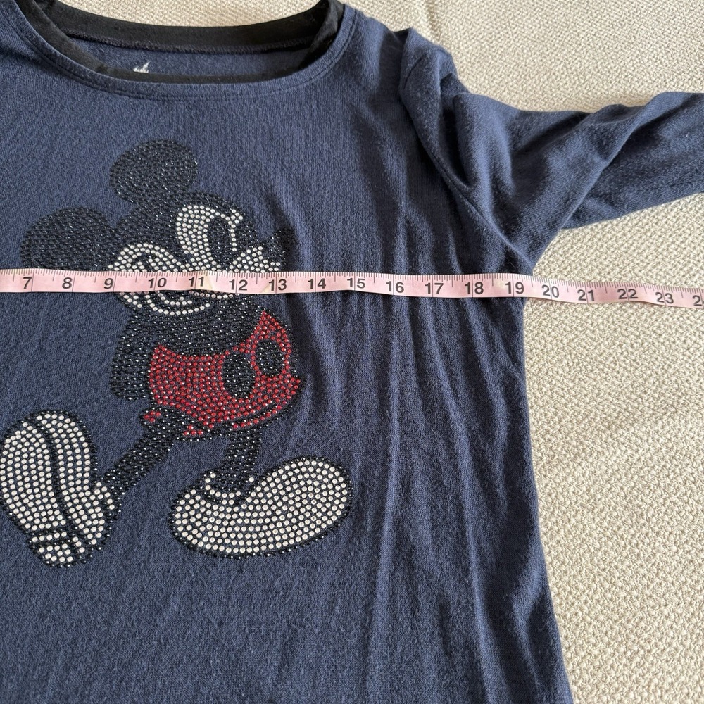 Mickey Mouse Rhinestone Sweater Womens Med Disney Parks Brand - Picture 9 of 12